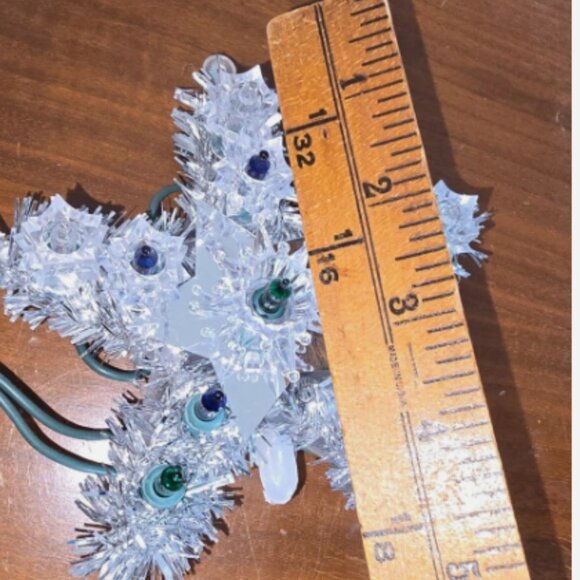 Star Tree Topper with White, Blue and Green Bulbs - Picture 3 of 4